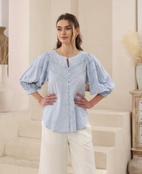 IRIS MAXI / SKY SHIRT / 202499-4
