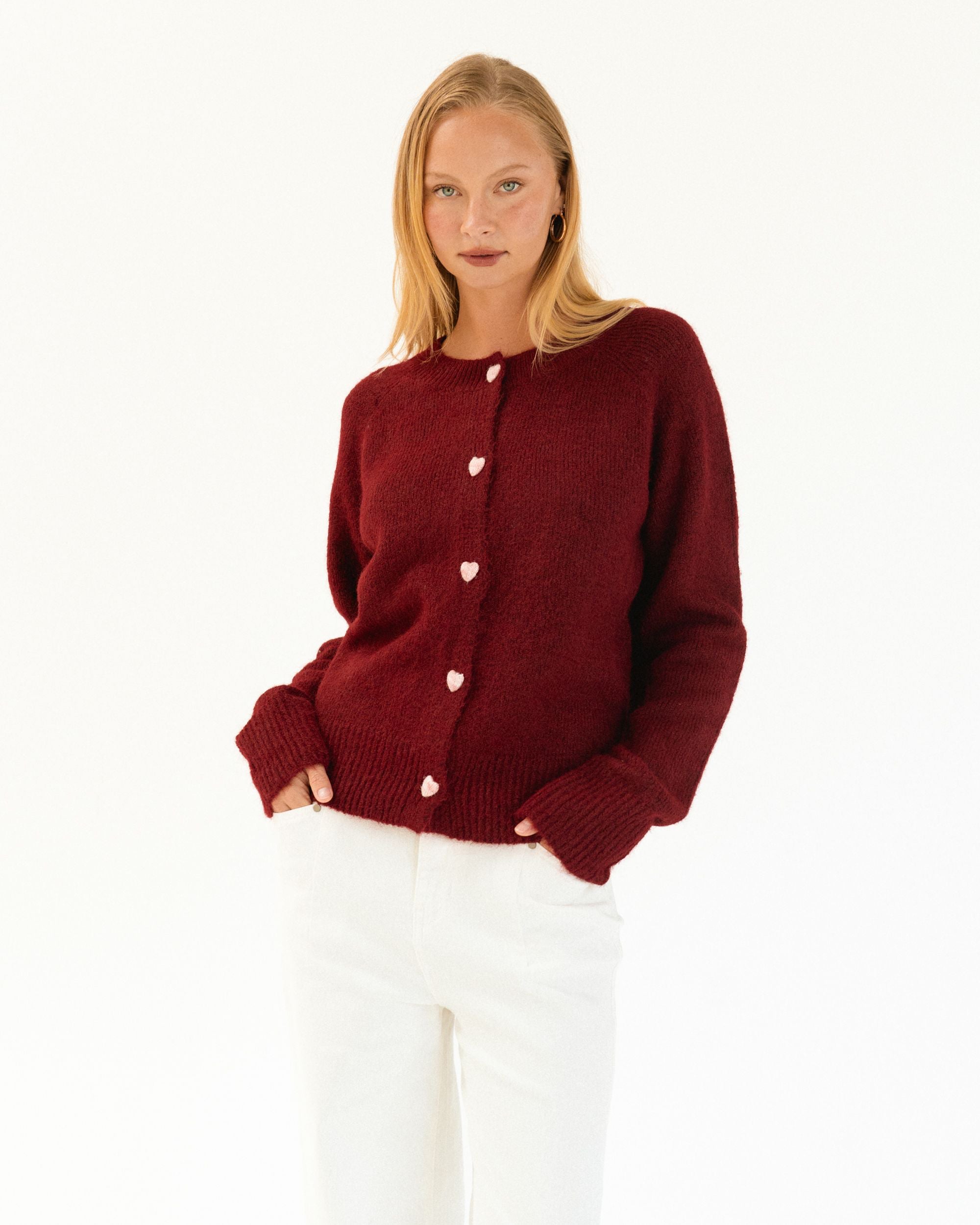 PAPER HEART / TEDDY KNIT CARDIGAN/ PH13991