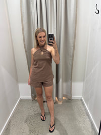 BY FRANKIE / CHOCOLATE BEAD SHORTS / 741-2