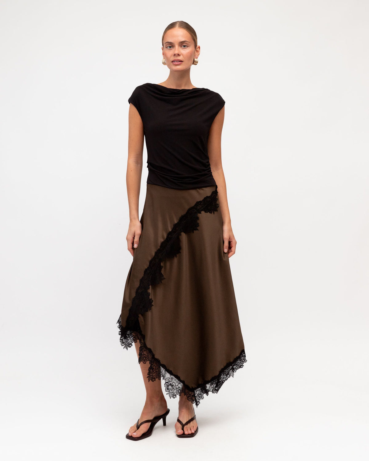 WHITE CLOSET / PATRICIA MIDI DRESS / TF11859