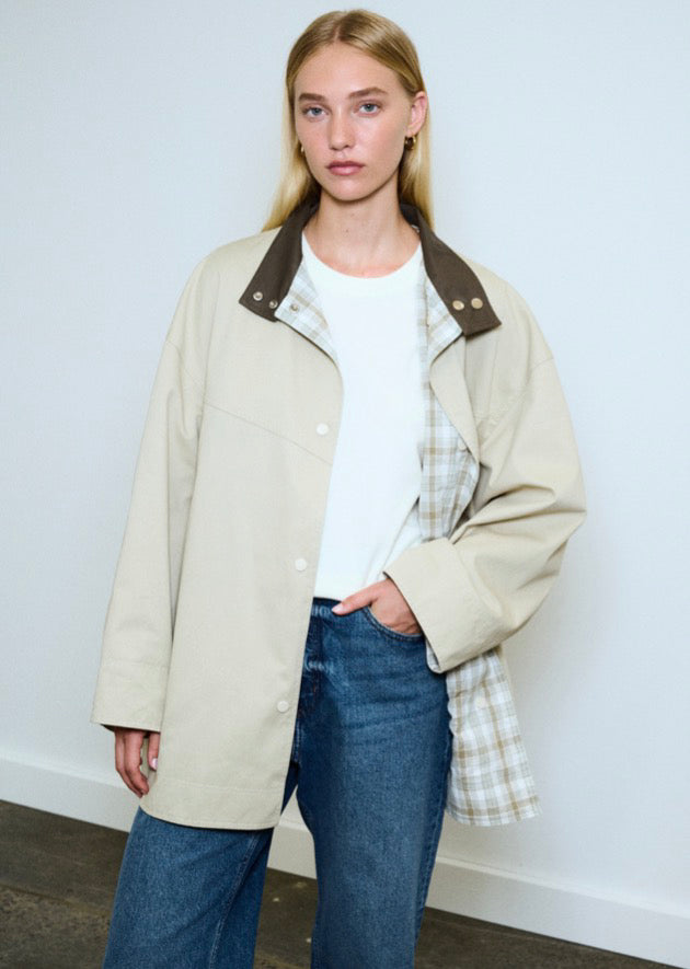 LITTLE LIES / RYLAN REVERSIBLE JACKET / SAGE / S26012801