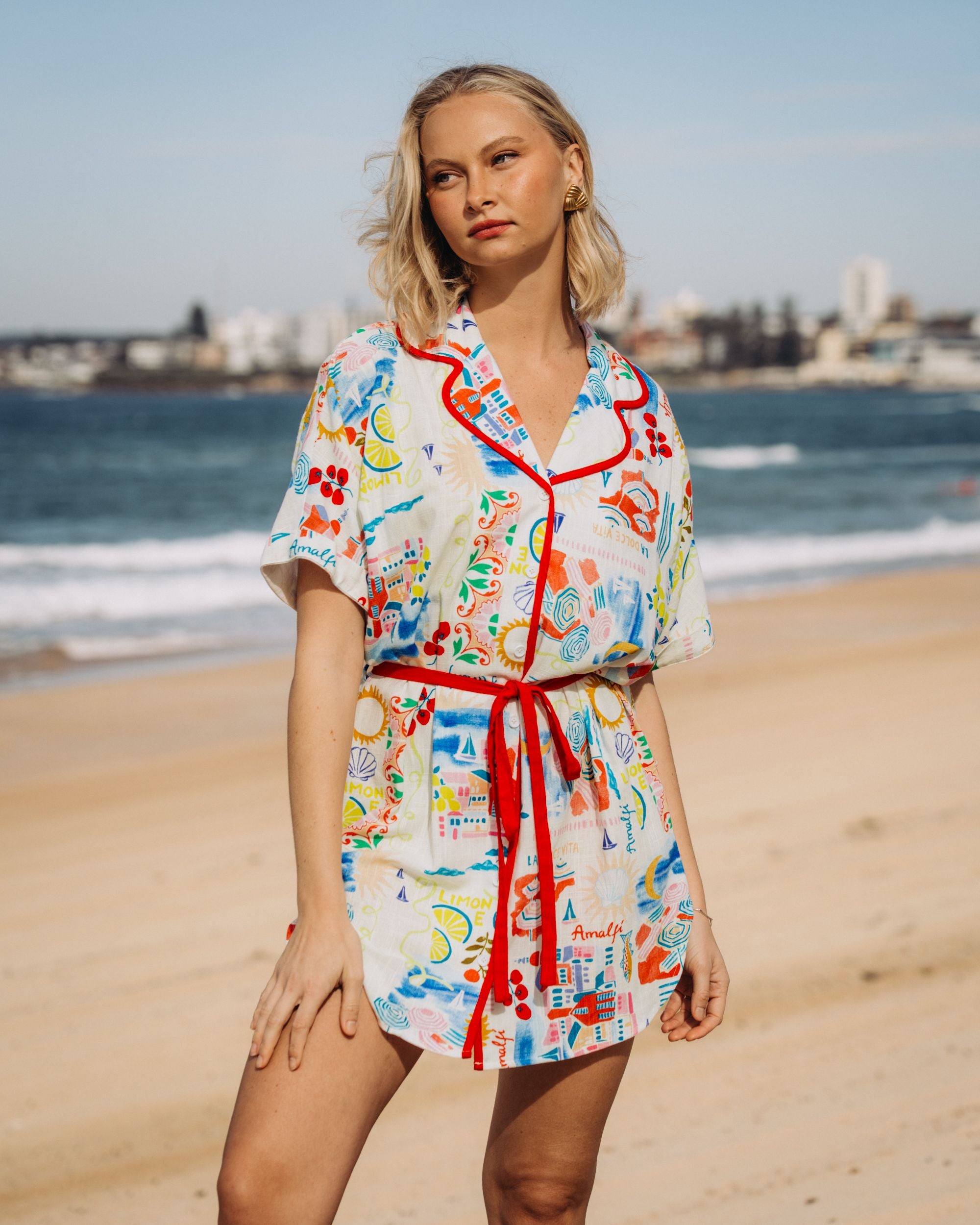 PAPER HEART / ITALIAN SUMMER SHIRT DRESS / PHE12250
