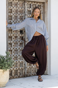 JOOP & GYPSY / BALLON PANTS / CHOCOLATE / 10638
