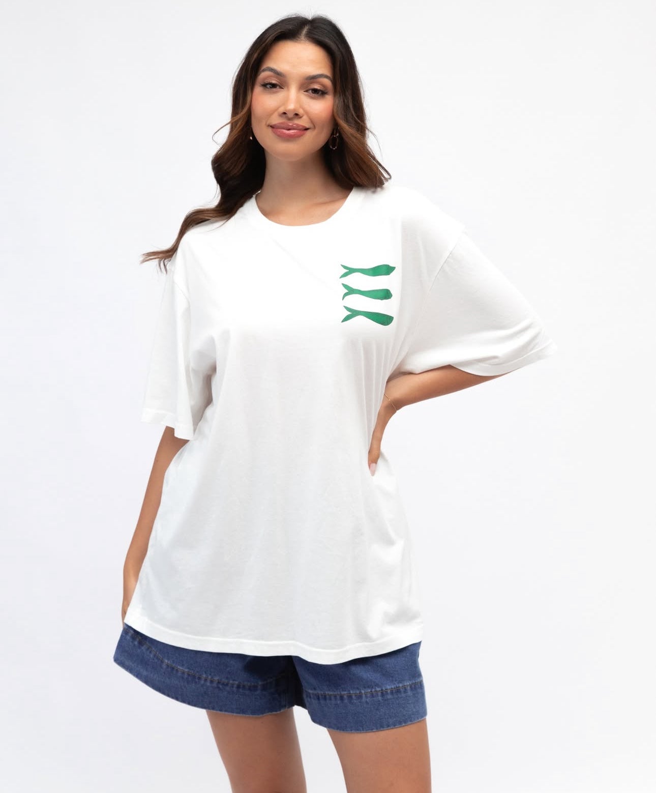LABEL OF LOVE / HAZEL TEE / WHITE / LOLE70824