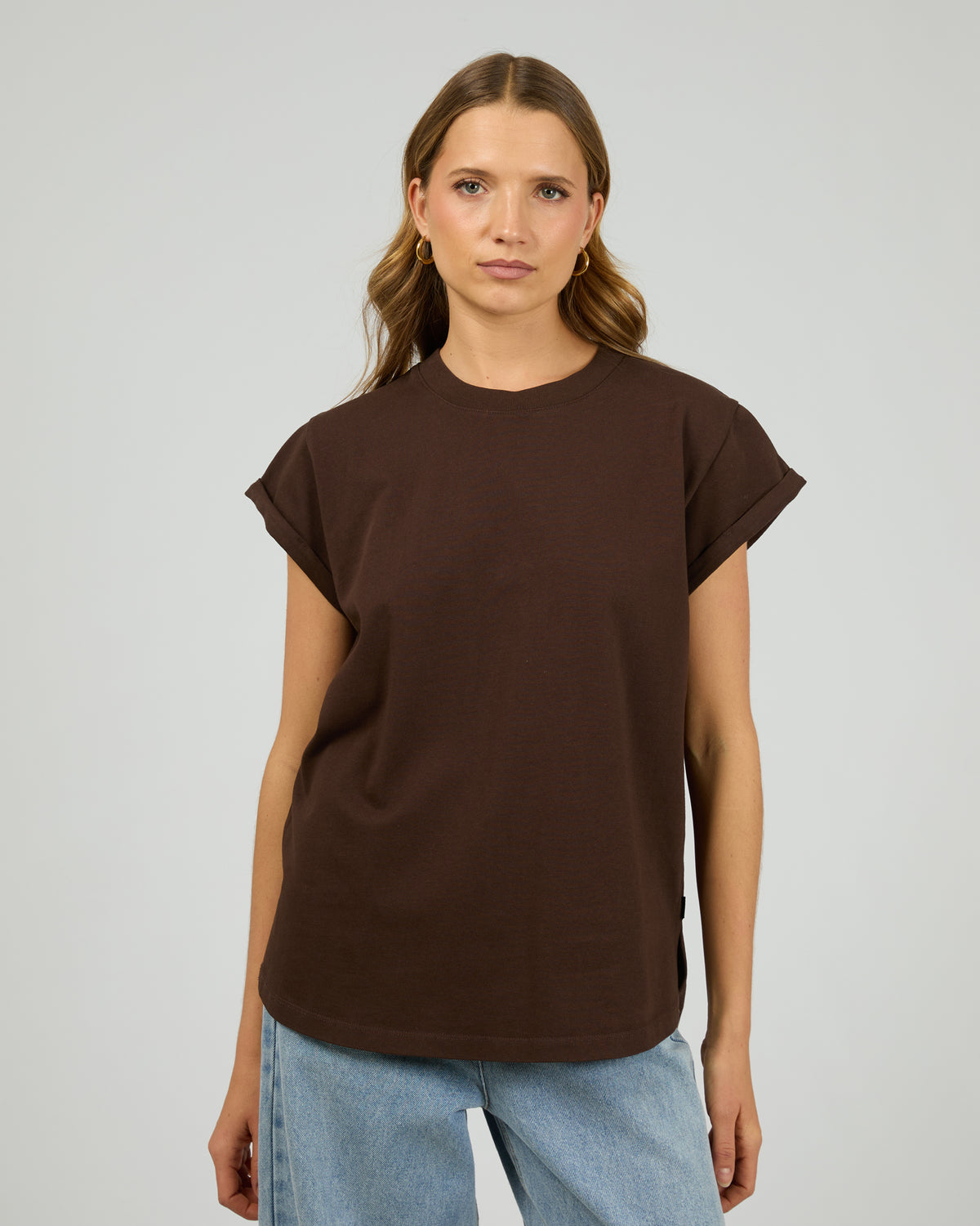 SILENT THEORY / ESSENTIAL TEE / CHOCOLATE/ 60X5433