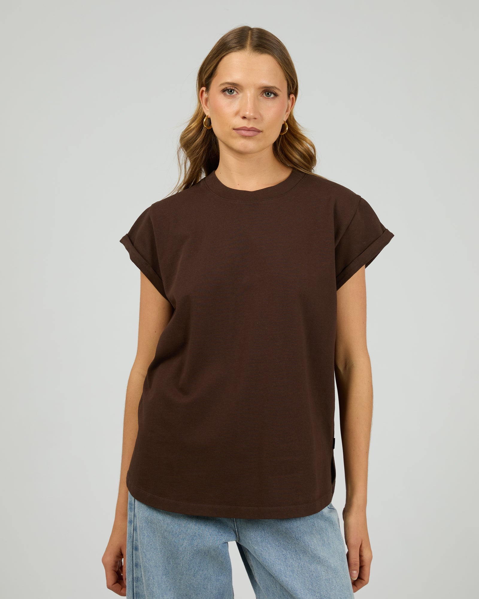 SILENT THEORY / ESSENTIAL TEE / CHOCOLATE/ 60X5433
