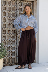 JOOP & GYPSY / BALLON PANTS / CHOCOLATE / 10638