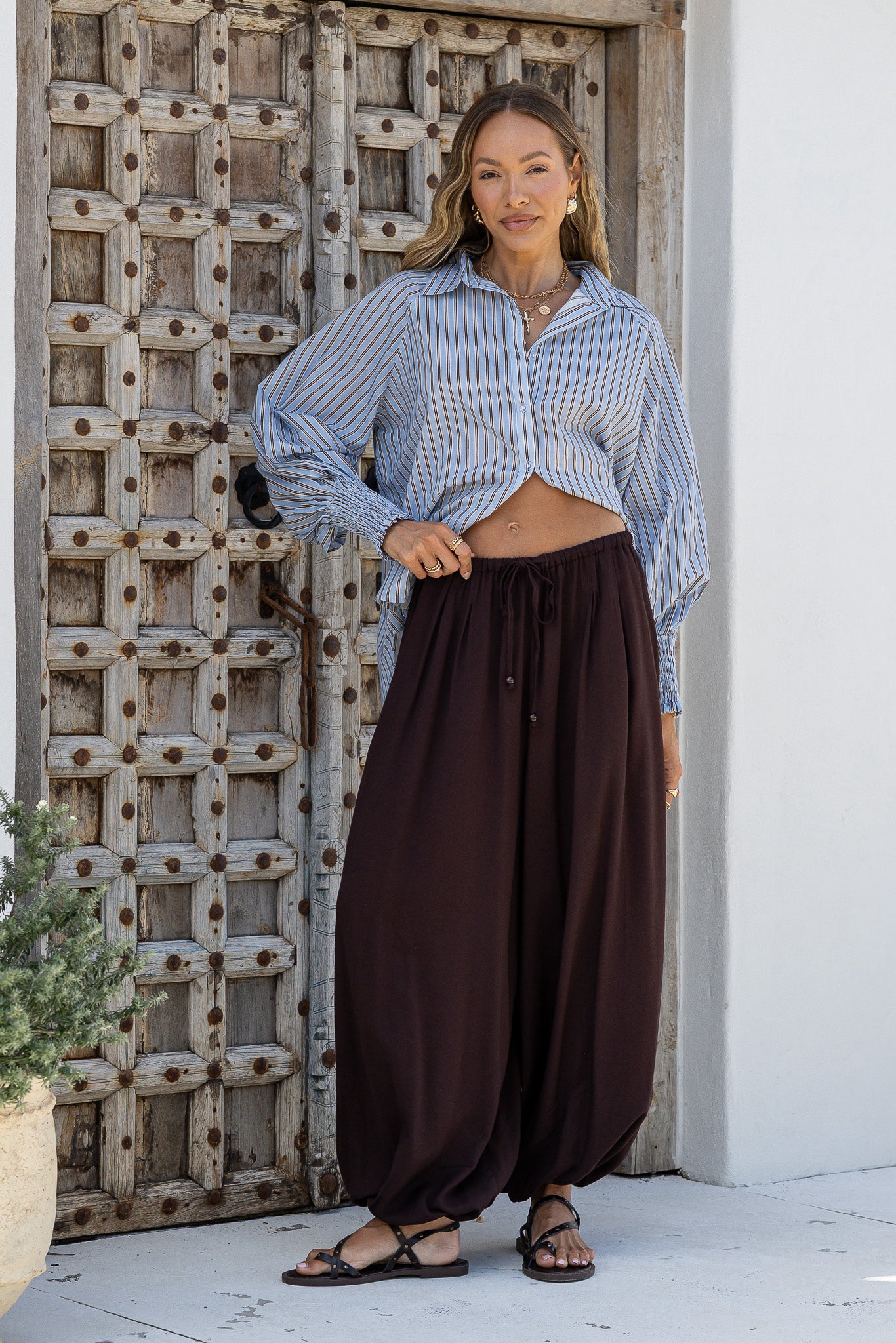JOOP & GYPSY / BALLON PANTS / CHOCOLATE / 10638