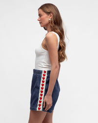 EBBY & I / I HEART YOU RED / SHORTS / VV11492