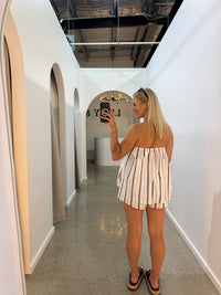 BY FRANKIE / STRIPE SHORTS  / 739-6
