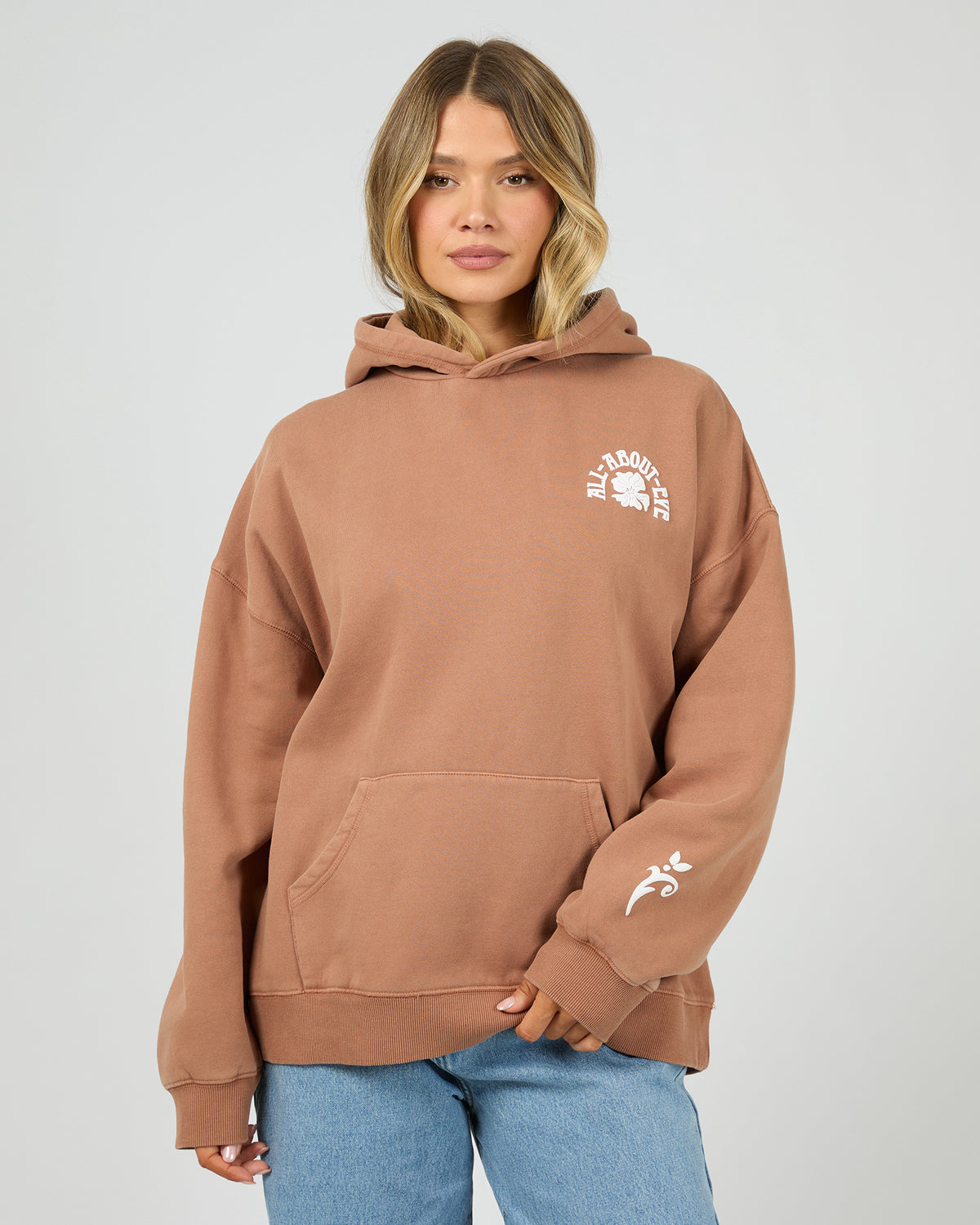 ALL ABOUT EVE / FLOWER CO HOODIE / 6476162.CINN