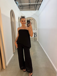 BY FRAKIE / BLACK SHEER PANT / 598-1