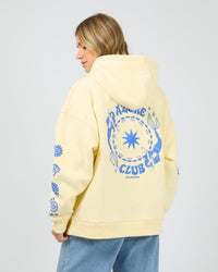 ALL ABOUT EVE / AZURE CLUB RELAXED HOODIE / YELLOW / 6479089.YLW