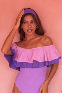INFAMOUS SWIM / MIRANDA ONE PEICE / LILAC CRYSTAL