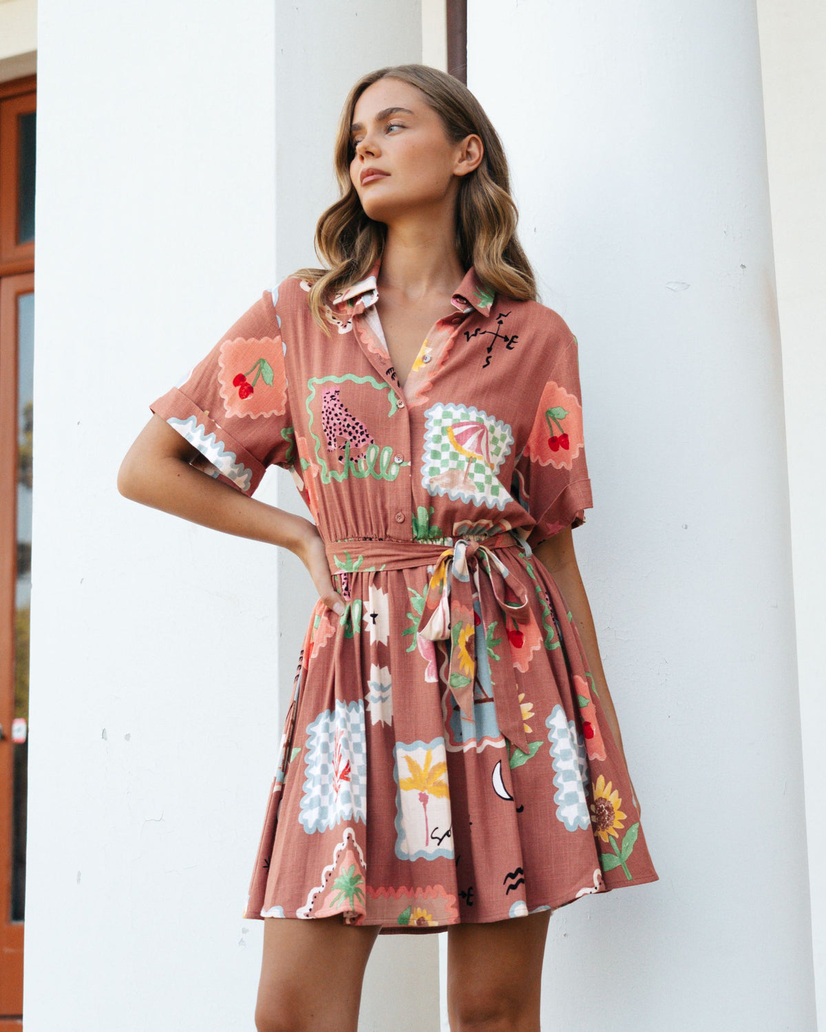 EBBY & I / ALORA SHORT DRESS / VVNE11100