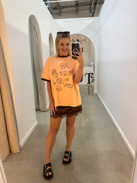 BY FRANKIE / LEISURE CLUB TEE / ORANGE / 780-25