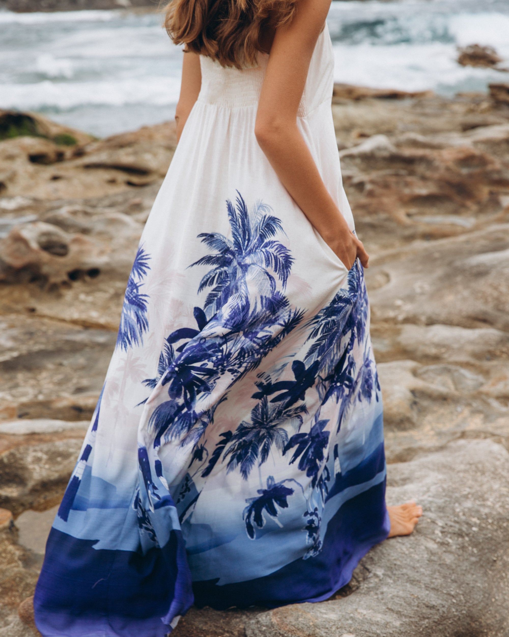 LABEL OF LOVE / INDIGO ISLAND DRESS / LOLE70738