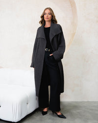 EBBY & I / GATSBY CARDIGAN / GREY