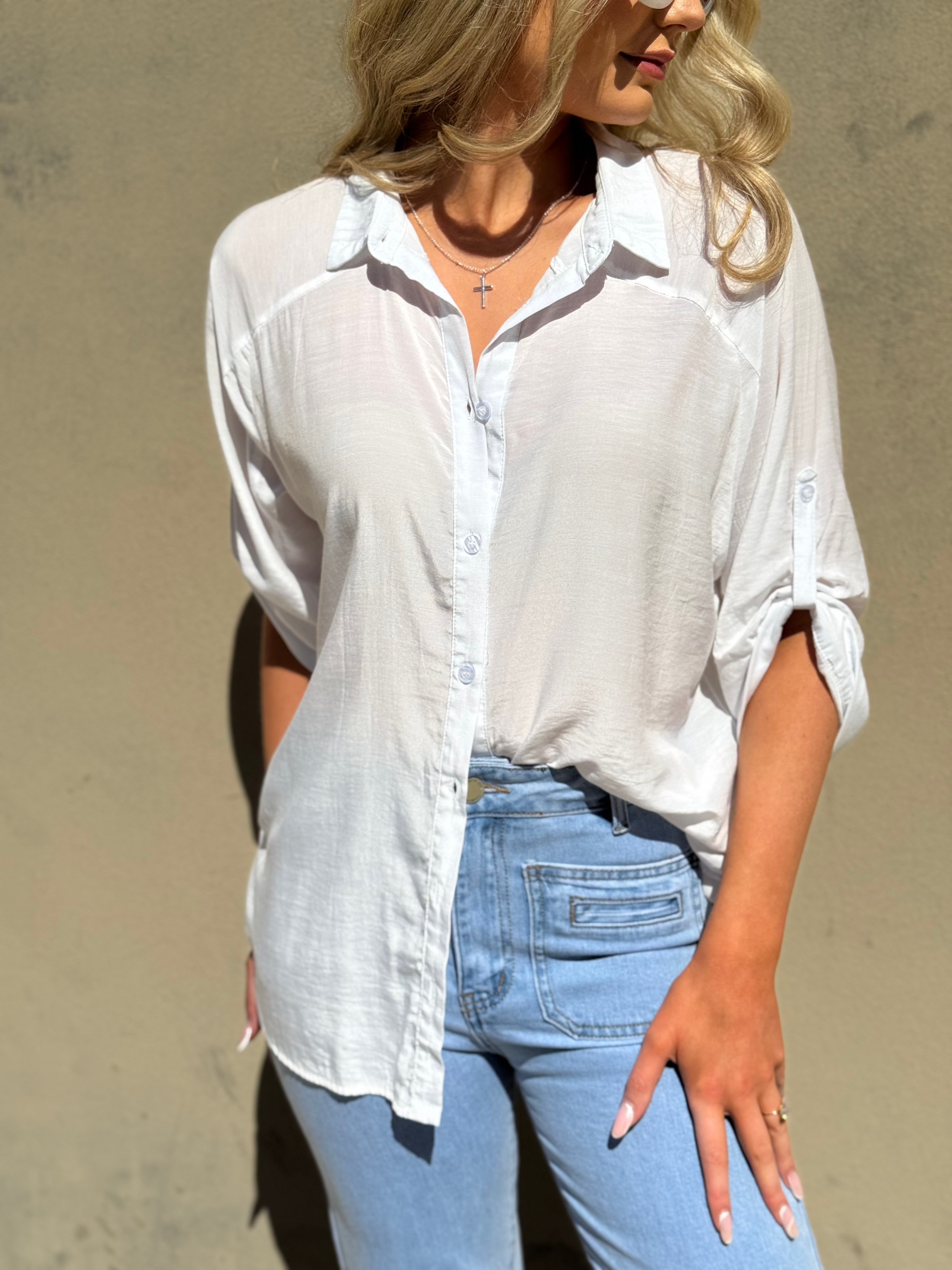 MOST / SLOUCH BLOUSE / WHITE / EA041