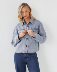 WHITE CLOSET / DION DENIM JACKET/ TF11635