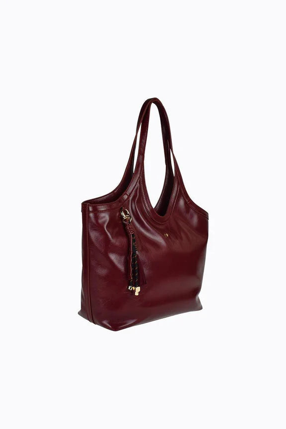 PETA+ JAIN / LOLA CHARM TOTE / CHERRY CRINKLE/ GOLD