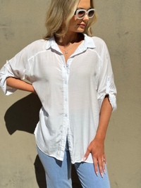 MOST / SLOUCH BLOUSE / WHITE / EA041