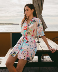 WHITE CLOSET / SUNNY SANTORINI SHIRT DRESS / TFE9999-2