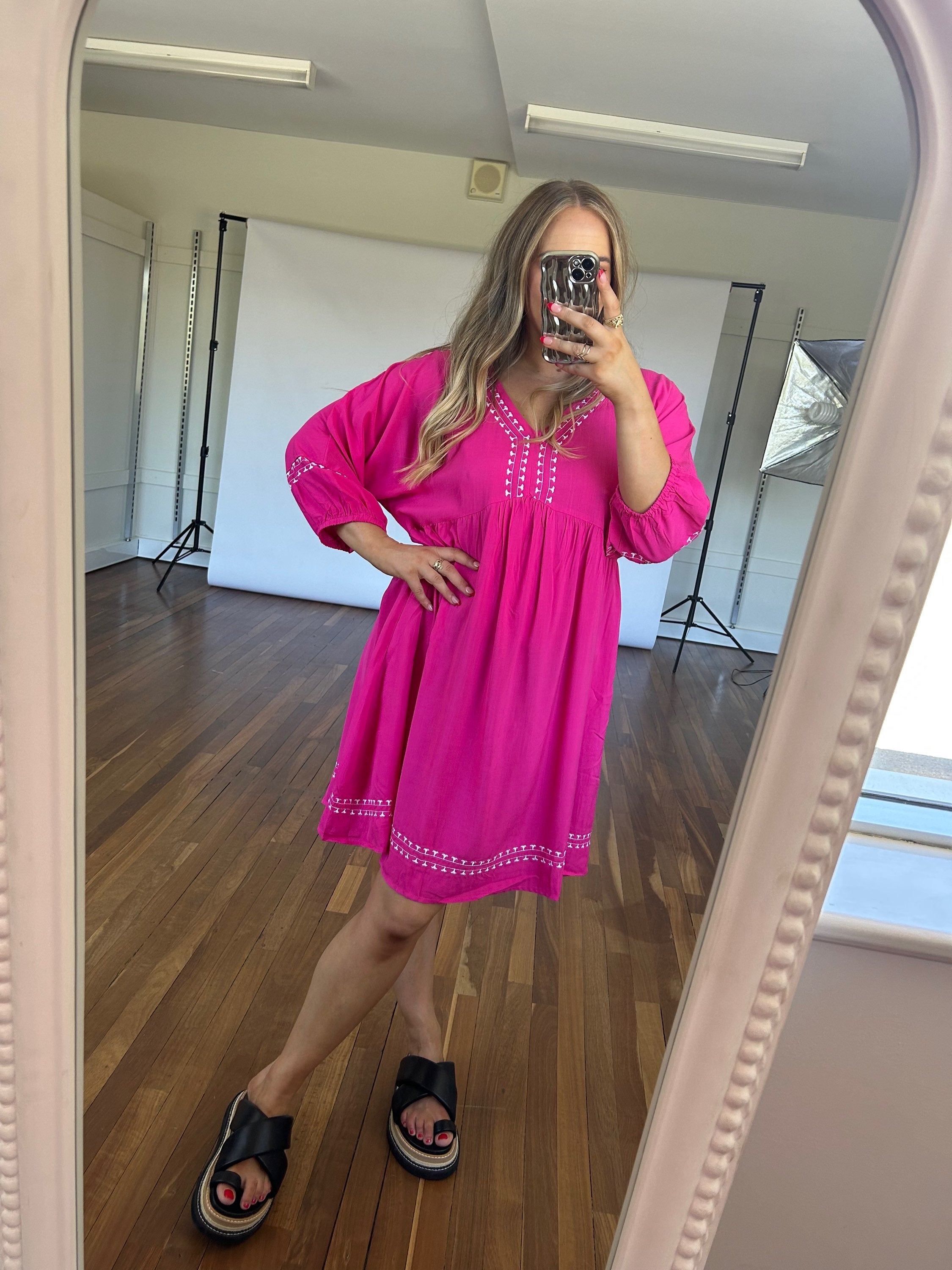 Harri Dress - Pink