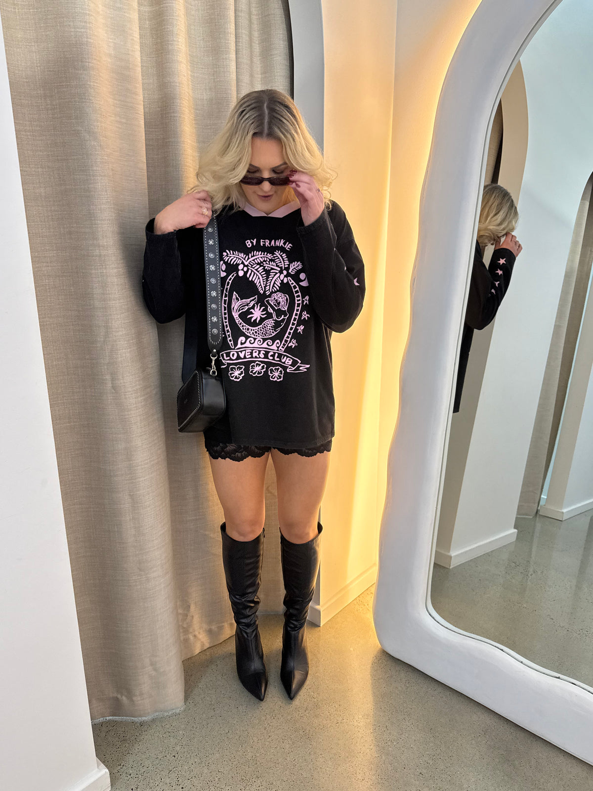 BY FRANKIE / LOVERS CLUB LS TEE / 786-8