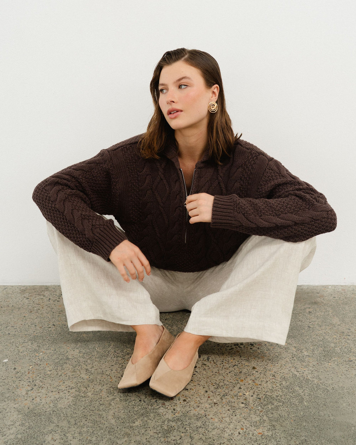 WHITE CLOSET / CYPRESS ZIP JUMPER/ TF11623