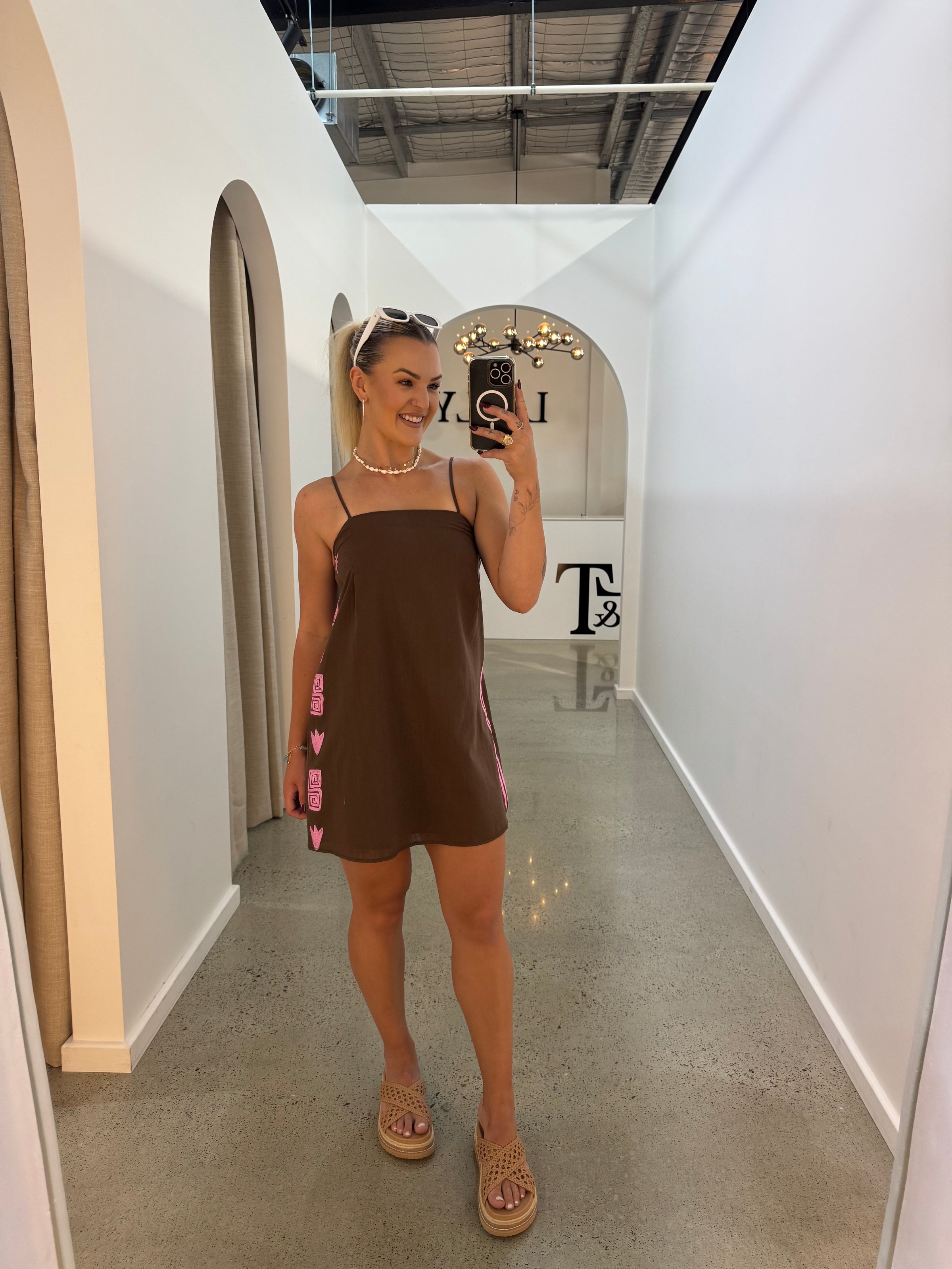 BY FRANKIE / CHOC SWING DRESS / 1058-102