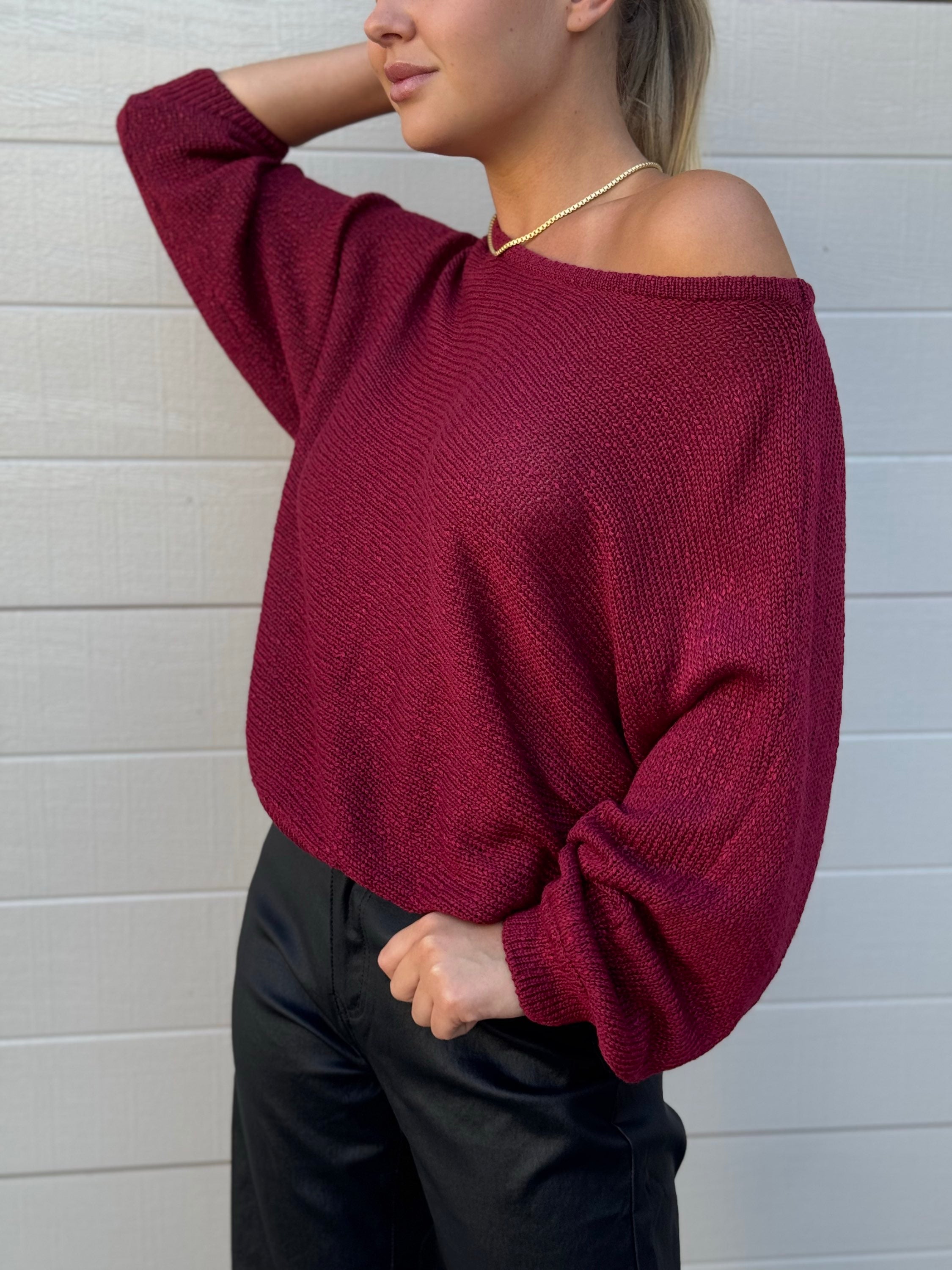 MOST / TAPE BOAT KNIT JUMPER / PORT / PR16516