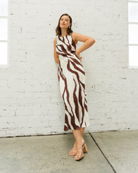 WHITE CLOSET / ZEBRA DRESS  / TFE1709