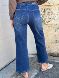 COUNTRY DENIM / CAPRICE CROPPED JEAN / CGJ1492-D.BLUE