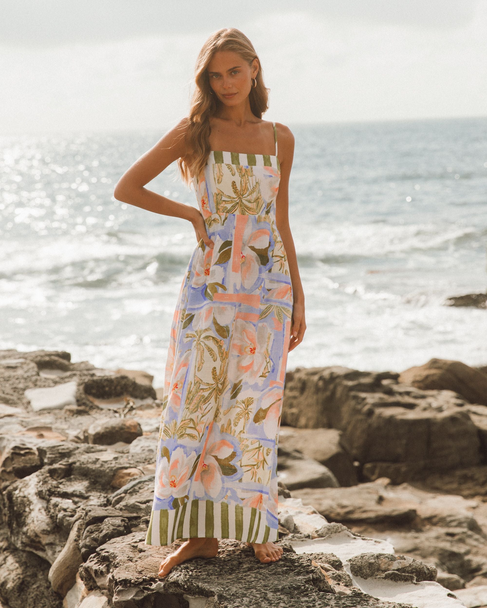 EBBY & I / DELPHINE MAXI DRESS / VVNE11743