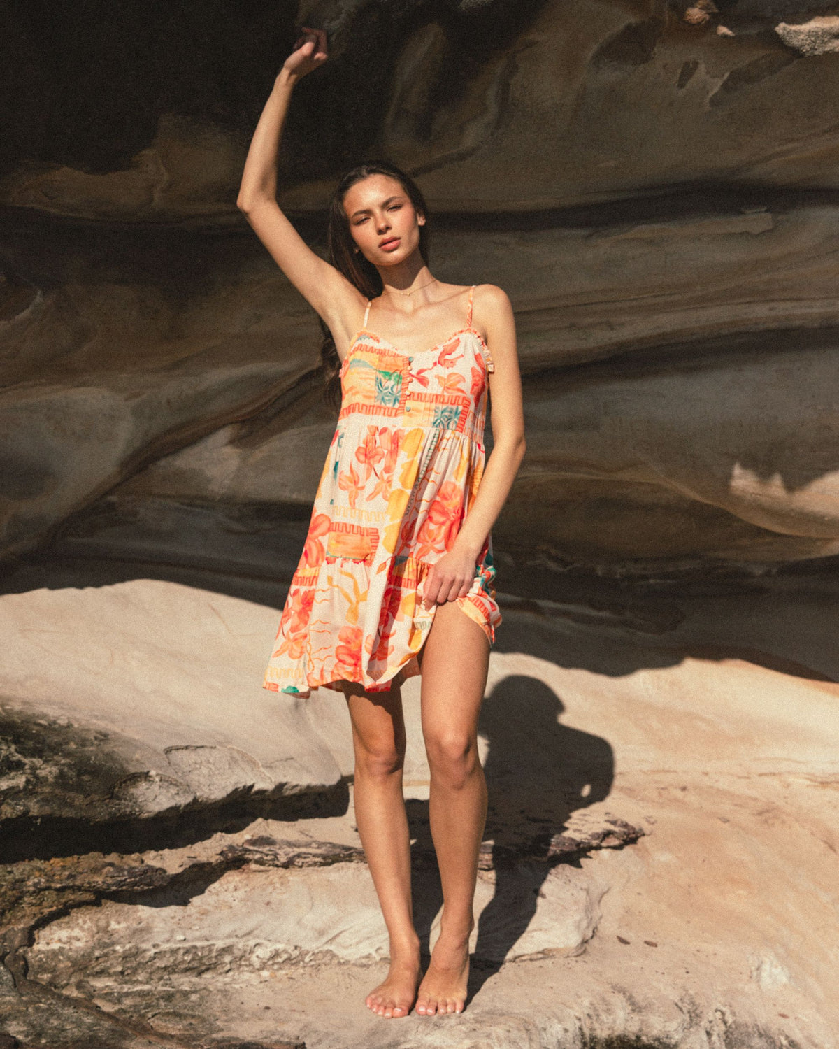 EBBY & I / UNDERWATER SLIP DRESS / VVE11457