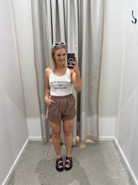 BY FRANKIE/ HEART SHORTS / CHOCOLATE / 43-3