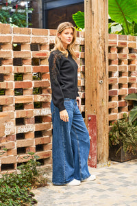 BOHO AUSTRALIA / REUBEN SWEATER / BLACK / BK26466006