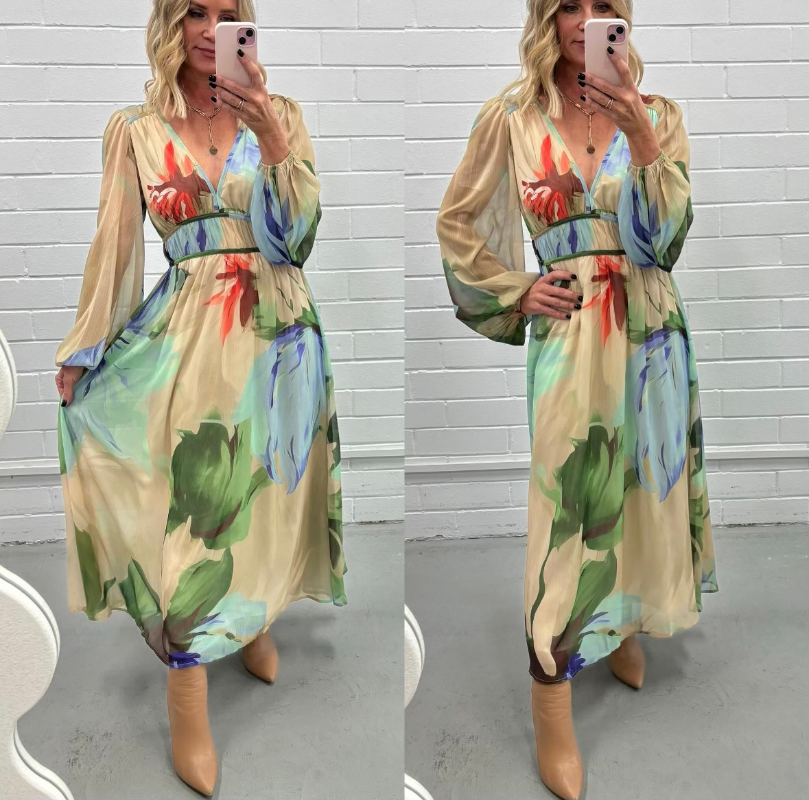 Sofie Dress - Green