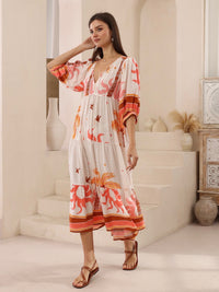 IRIS MAXI / PALM DRESS / 2011214-16