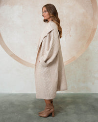 EBBY & I / GATSBY CARDIGAN/ BEIGE