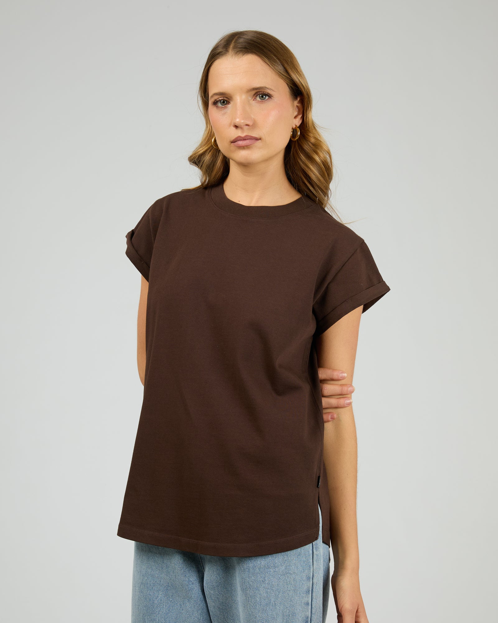SILENT THEORY / ESSENTIAL TEE / CHOCOLATE/ 60X5433
