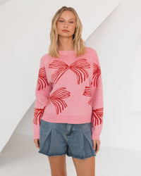 PAPER HEART / BOW KNIT JUMPER / PH13940
