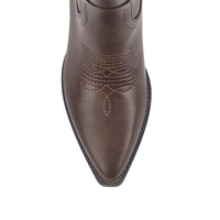 VERALI / BENNY WESTERN BOOT / CHOCOLATE BROWN DISTRESSED