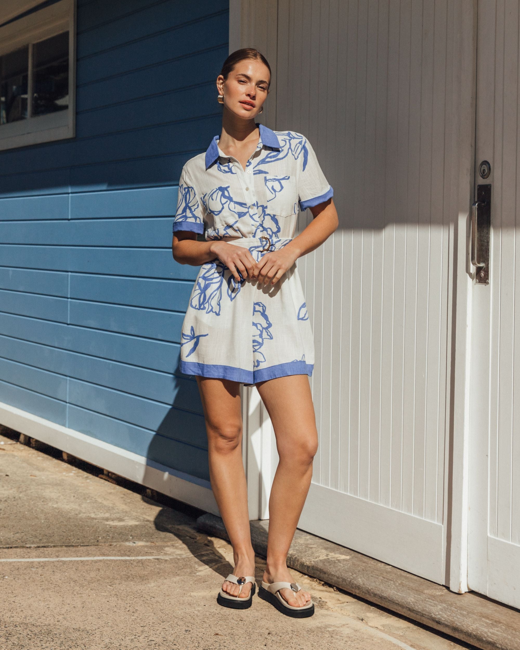 WHITE CLOSET / PRIMROSE PLAYSUIT / TFE10856