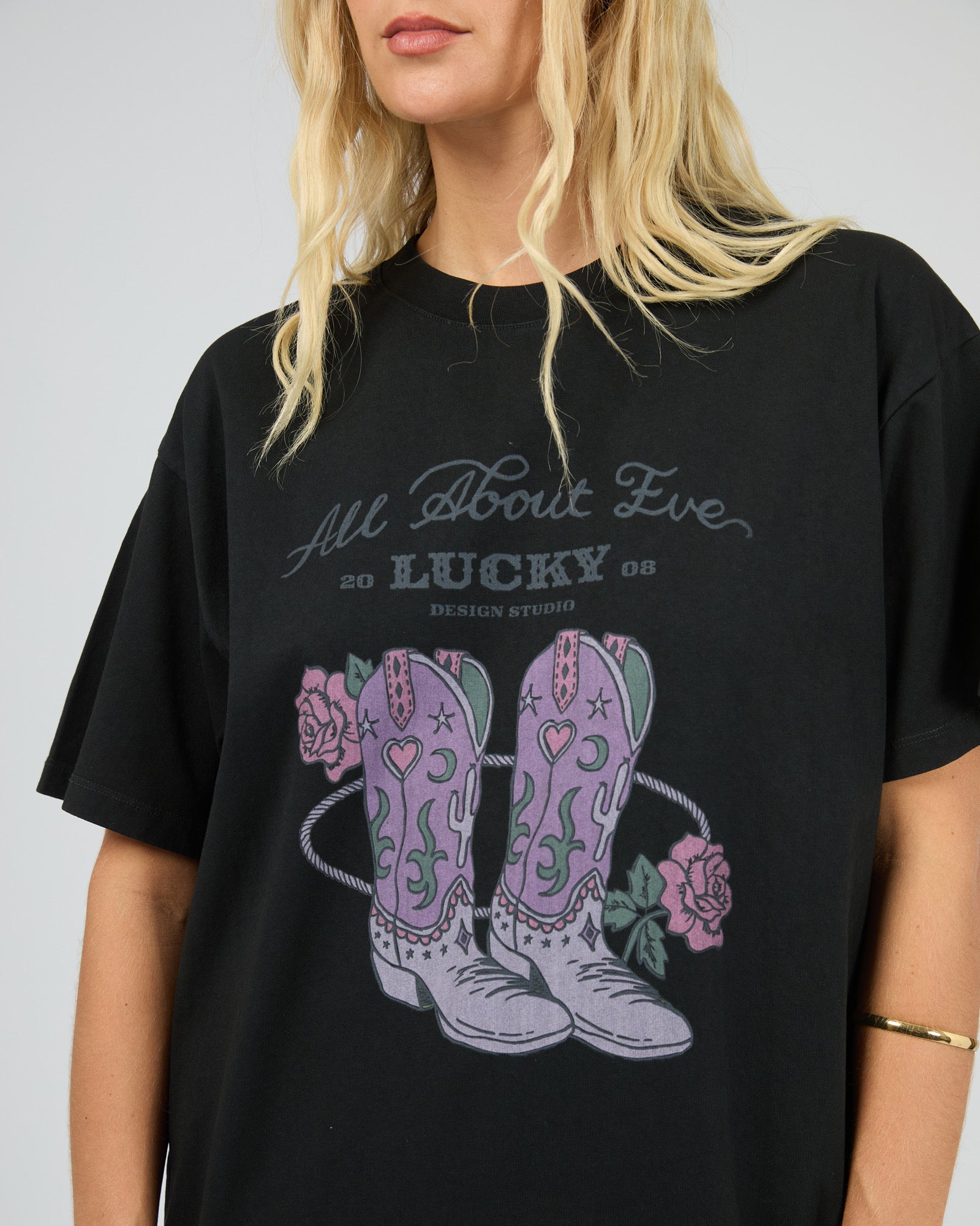 ALL ABOUT EVE / LUCKY COWBOY TEE / 6469026