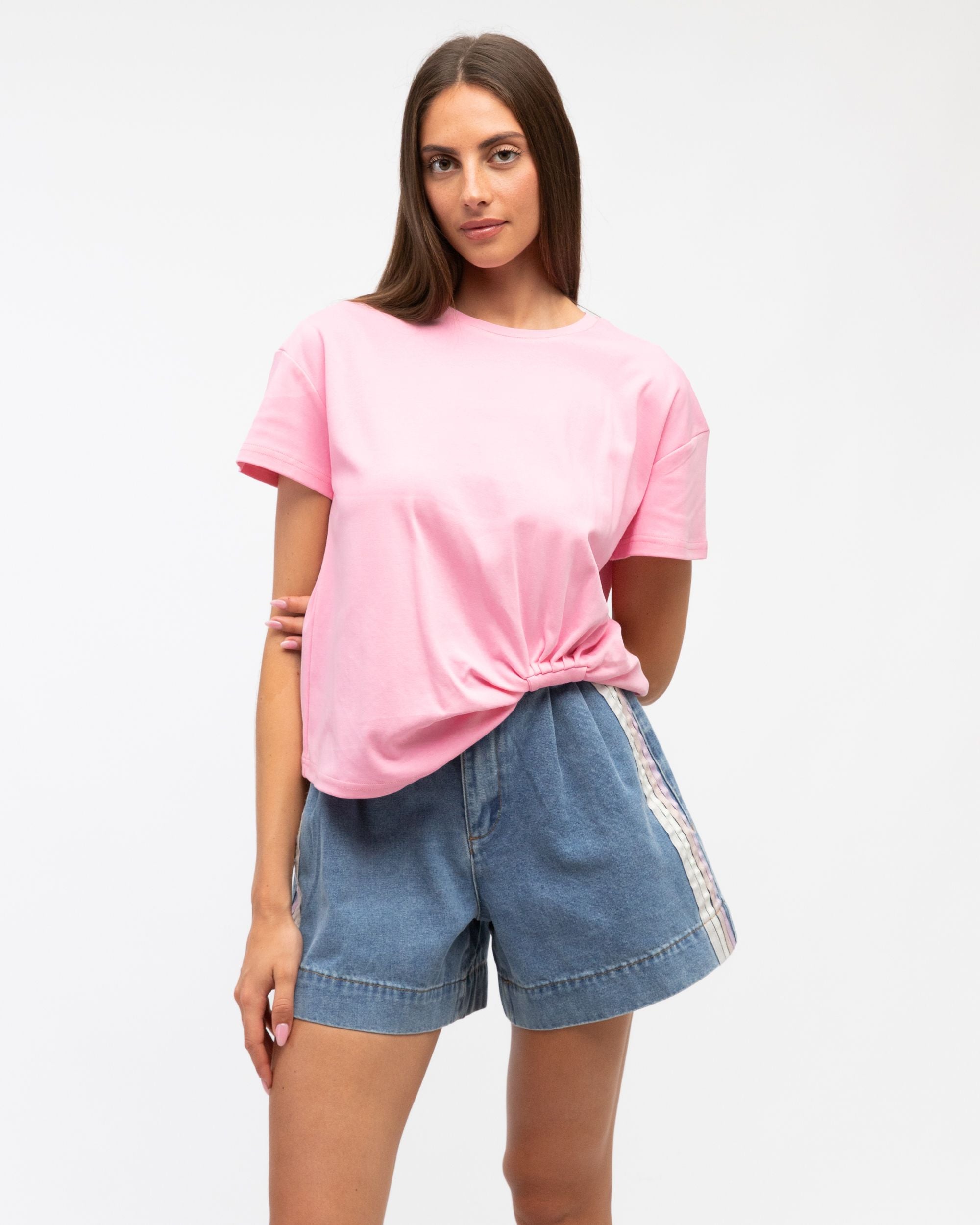 LABEL OF LOVE / EASY TUCK TEE / PINK / LOL70453