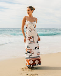 WHITE CLOSET / INDIRA MIDI DRESS