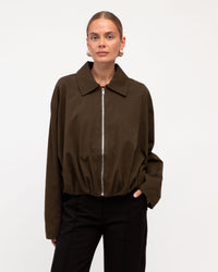 WHITE CLOSET / DAILY BOMBER / CHOCOLATE / TF11884