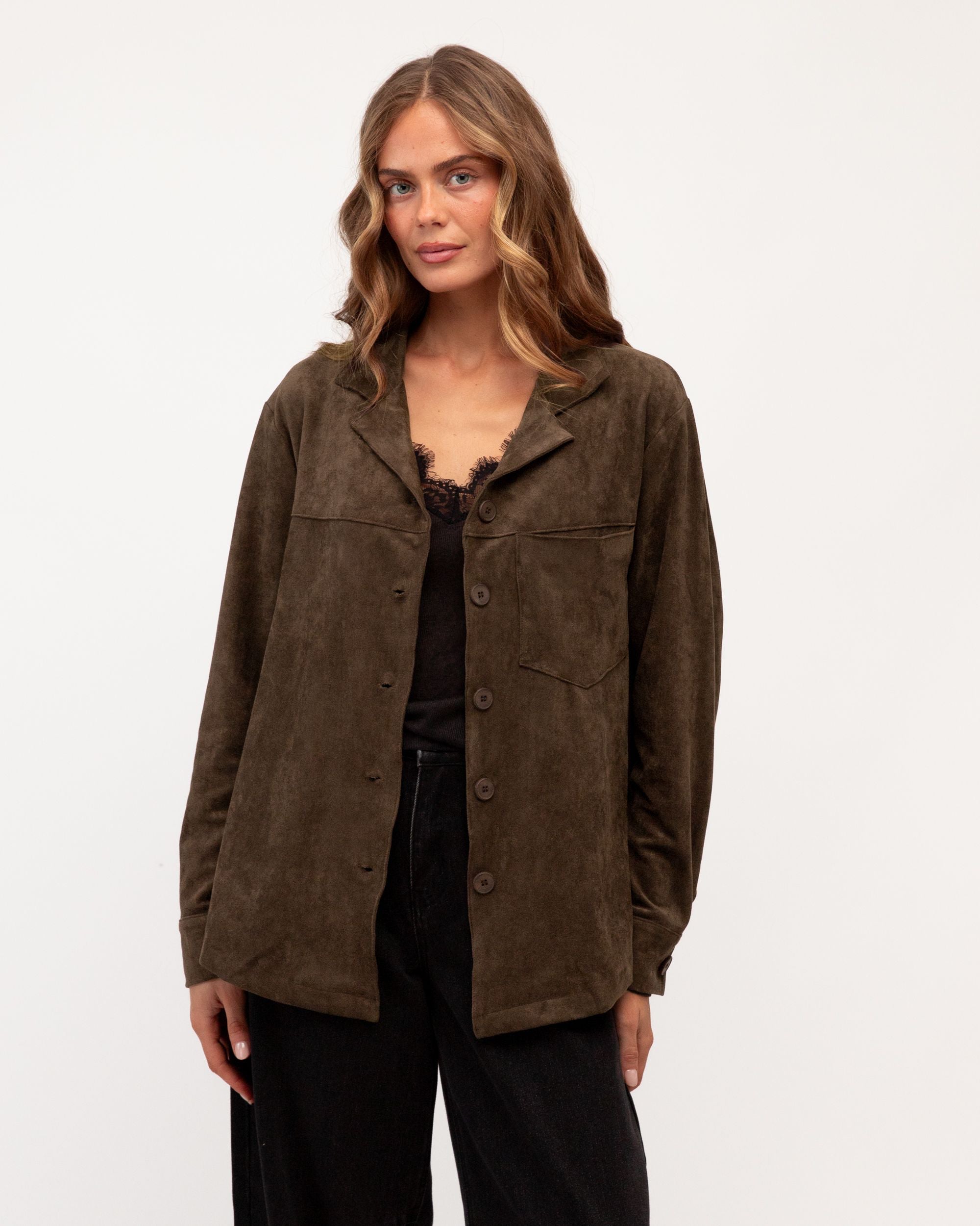 EBBY & I / SKIES SUEDE JACKET / VV12070